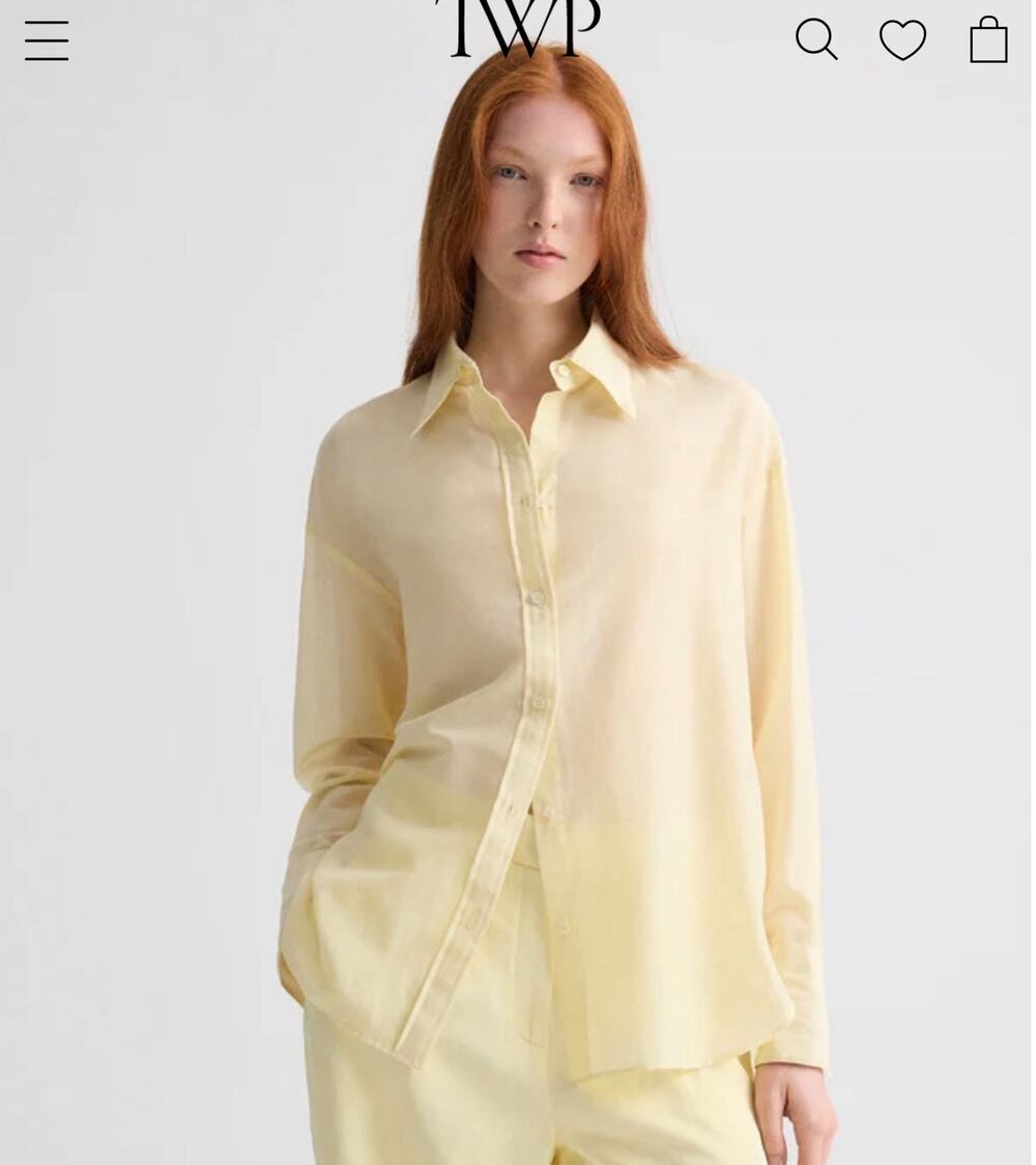 TWP Big Joe Shirt NWT Size Pd